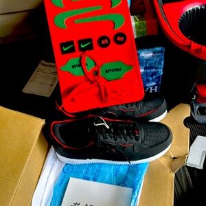 New Nike Air Force One black